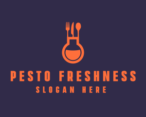 Gastronomy Food Flask logo design