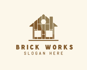 Brick House Tile logo design