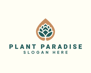 Malt Beer Plant  logo design