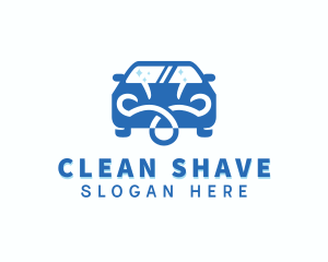 Car Wash Cleaning  logo design