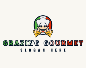 Italian Chef Pizza logo design