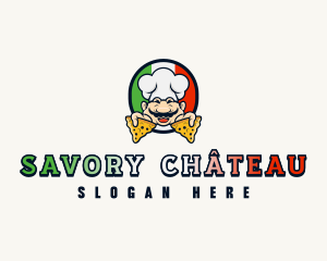 Italian Chef Pizza logo design