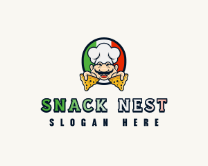 Italian Chef Pizza logo design