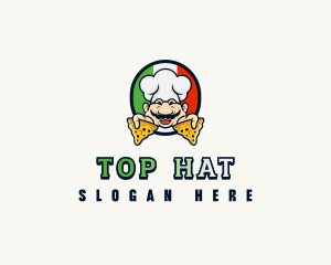 Italian Chef Pizza logo design