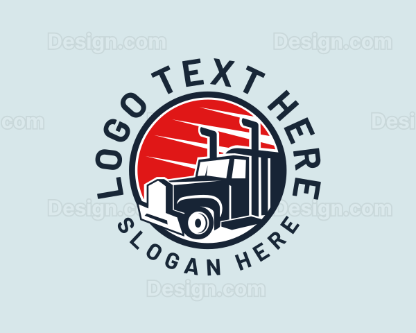 Delivery Truck Transport Logo