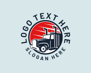 Delivery Truck Transport  logo