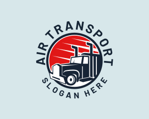 Delivery Truck Transport  logo design