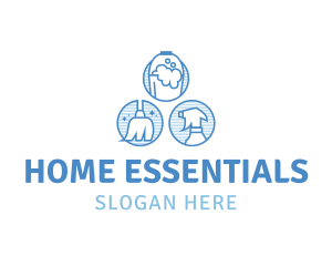 Maintenance Clean Housekeeping logo design