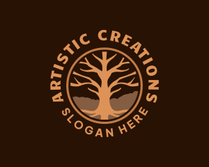  Organic Tree Nature logo design