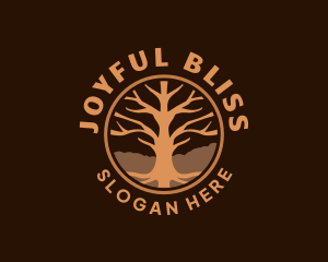  Organic Tree Nature logo design