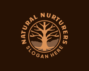  Organic Tree Nature logo design