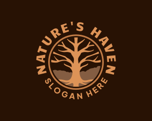  Organic Tree Nature logo design