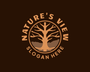  Organic Tree Nature logo design