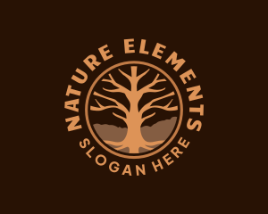  Organic Tree Nature logo design