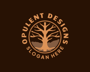  Organic Tree Nature logo design