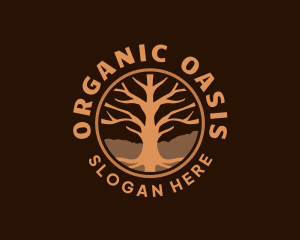  Organic Tree Nature logo design