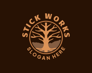  Organic Tree Nature logo design