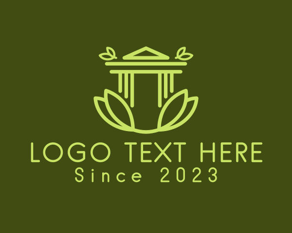 Classical Building logo example 4