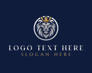 Luxury Lion Crown logo