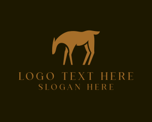 Wild Deer Animal  logo