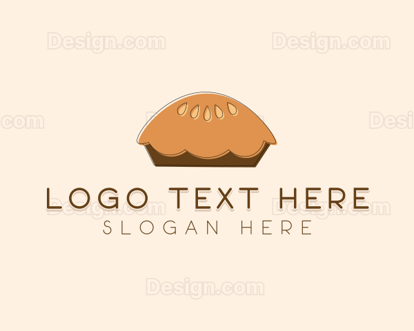 Baked Pie Minimalist Logo