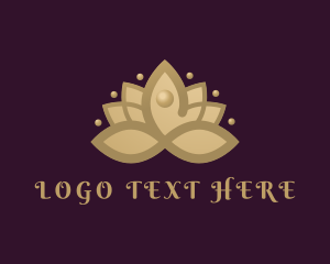 Gradient Lotus Yoga logo
