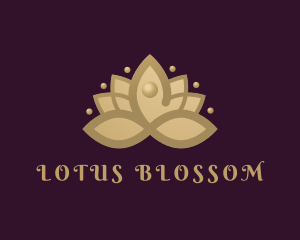 Gradient Lotus Yoga logo design