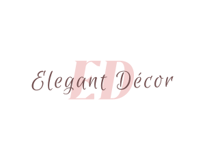 Elegant Cursive Fashion logo design