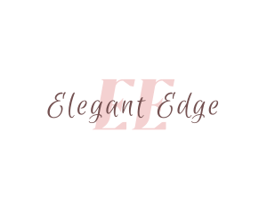 Elegant Cursive Fashion logo design
