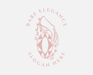 Elegant Gemstone Boutique logo design