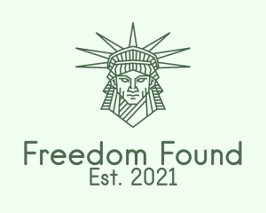 Green Head Liberty logo