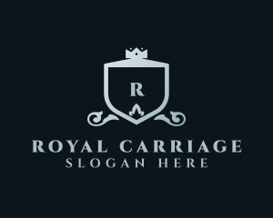 Royalty Crown Shield logo design