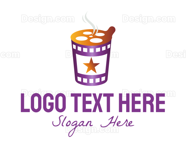 Movie Theater Instant Noodles Logo
