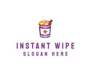 Film Instant Noodles logo design