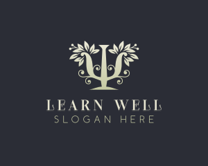 Leaf Wellness Psychology logo design