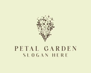 Organic Mushroom Plant logo design