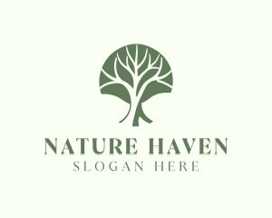 Tree Nature Wellness logo design