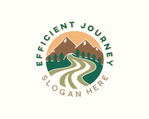 Travel Mountain Pathway logo design