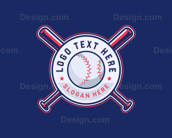 Baseball League Sport Logo