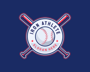 Baseball League Sport logo design