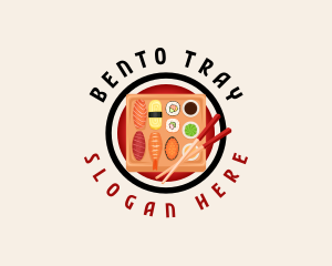 Japanese Sushi Bento logo design