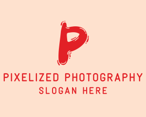 Liquid Soda Letter P logo design