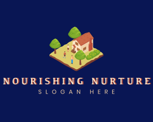 Suburban  Home Real Estate Logo