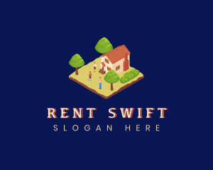 Suburban  Home Real Estate logo design