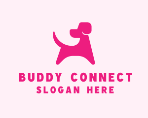 Pink Dog Veterinary Logo