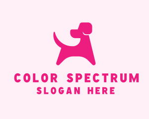 Pink Dog Veterinary logo design