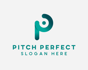 Modern Company Letter P logo design