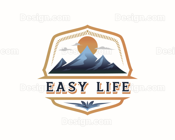 Mountain Travel Adventure Logo