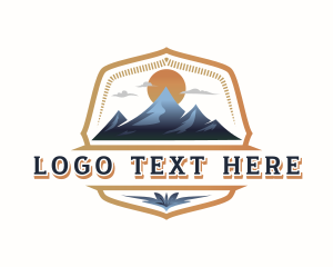 Mountain Travel Adventure Logo