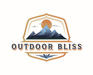 Mountain Travel Adventure logo design